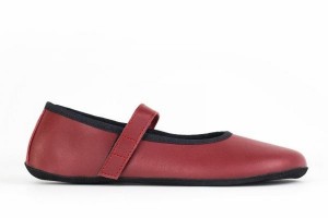 Ahinsa Ananda Barfuß Ballerinas Damen Bordeaux | JMW6525MZ