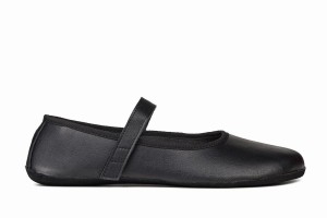 Ahinsa Ananda Barfuß Ballerinas Damen Schwarz | XWX3719XB