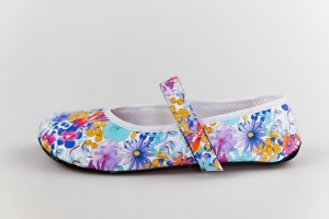 Ahinsa Ananda Floral Barfuß Ballerinas Damen Mehrfarbig | APS10046EL