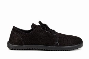 Ahinsa Bindu 2 Hemp Barfuß Freizeitschuhe Herren Schwarz | WSS1631XT