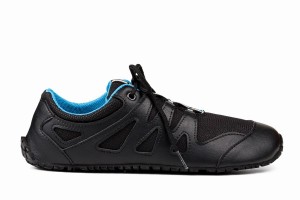 Ahinsa Chitra Run Barfuß Laufschuhe Damen Schwarz Blau | HHI7263HP