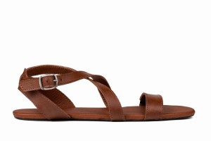 Ahinsa Hava Barfuß Sandalen Damen Braun | XBG617BO