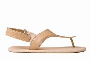 Ahinsa Simple Barfuß Sandalen Damen Beige | XEN1529VO