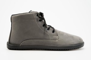 Ahinsa Sundara Nubuk Barfuß Stiefeletten Damen Grau | QEX6271MQ