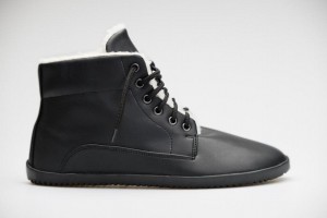 Ahinsa Winter Barfuß Stiefeletten Damen Schwarz | WLJ670IK