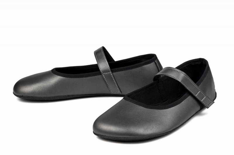 Ahinsa Ananda Barfuß Ballerinas Damen Silber | KFA6380SV