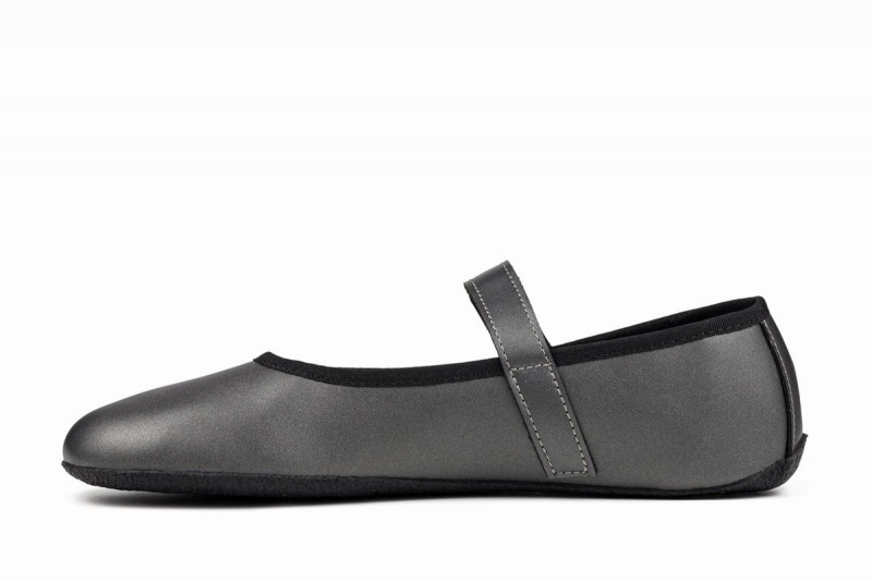 Ahinsa Ananda Barfuß Ballerinas Damen Silber | KFA6380SV