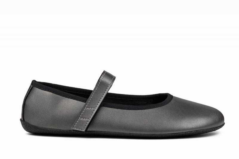 Ahinsa Ananda Barfuß Ballerinas Damen Silber | KFA6380SV