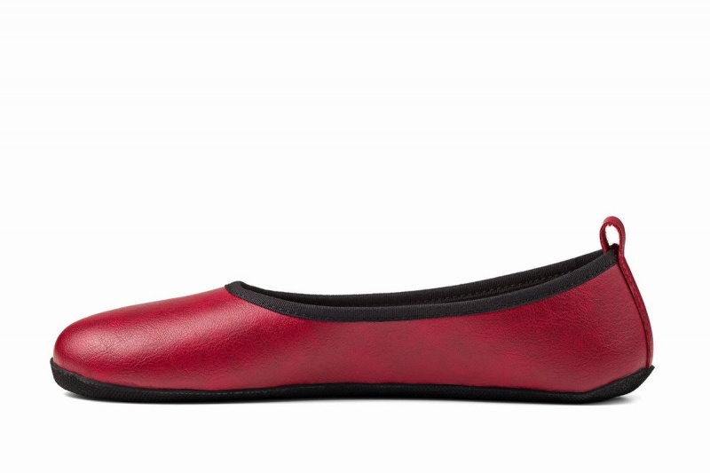 Ahinsa Ananda Narrow Barfuß Ballerinas Damen Bordeaux | RWY7051SD