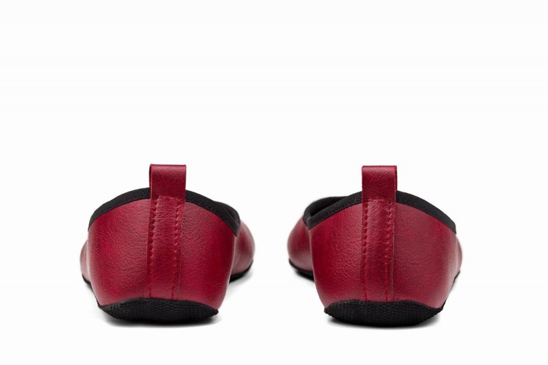 Ahinsa Ananda Narrow Barfuß Ballerinas Damen Bordeaux | RWY7051SD