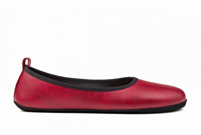 Ahinsa Ananda Narrow Barfuß Ballerinas Damen Bordeaux | RWY7051SD