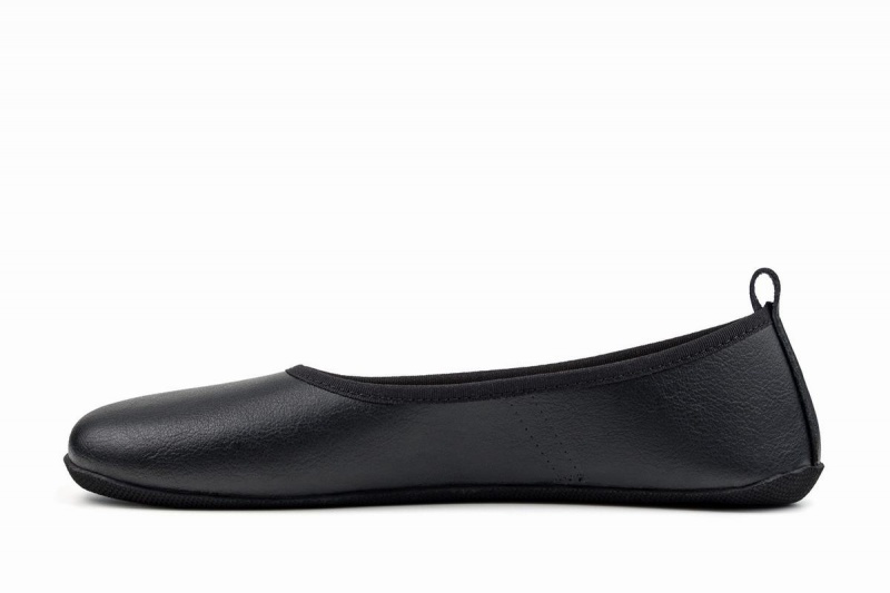 Ahinsa Ananda Narrow Barfuß Ballerinas Damen Schwarz | BJJ5621YD