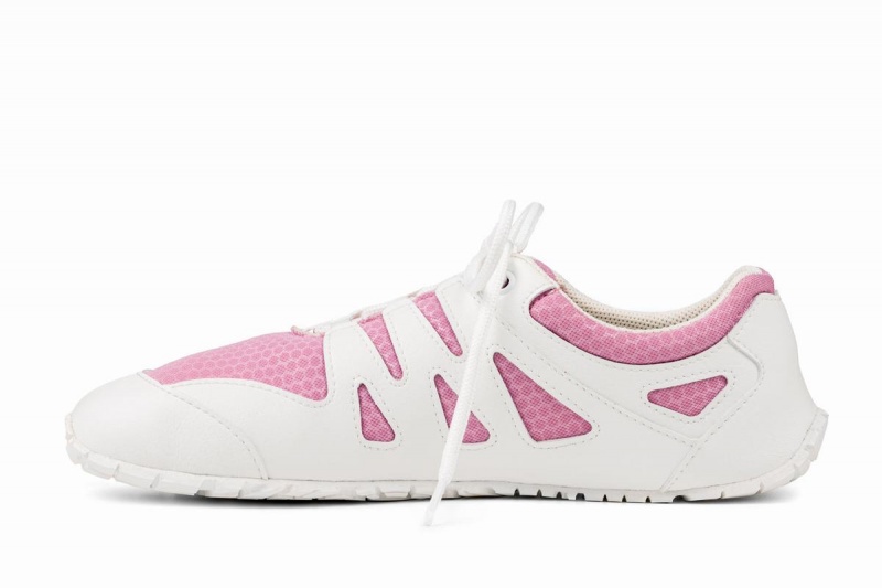 Ahinsa Chitra Run Barfuß Laufschuhe Damen Rosa Weiß | QNH7518TF