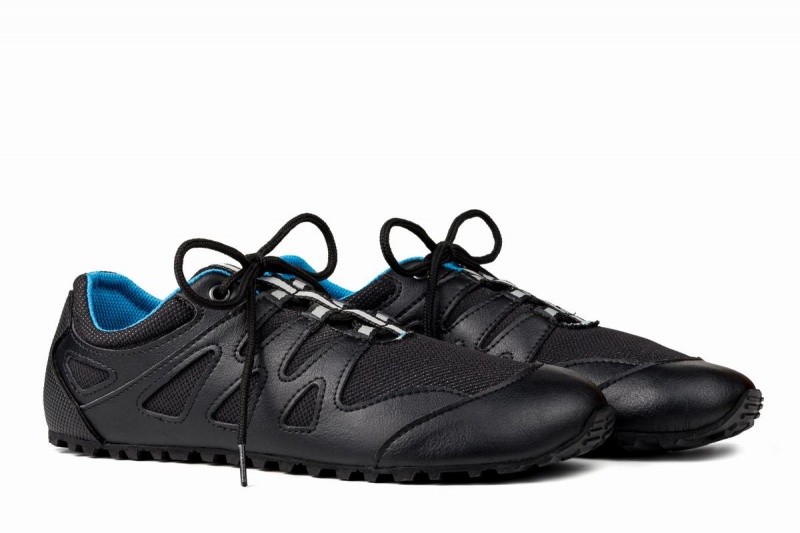 Ahinsa Chitra Trek&trail Barfuß Laufschuhe Damen Blau Schwarz | RTO6068FA