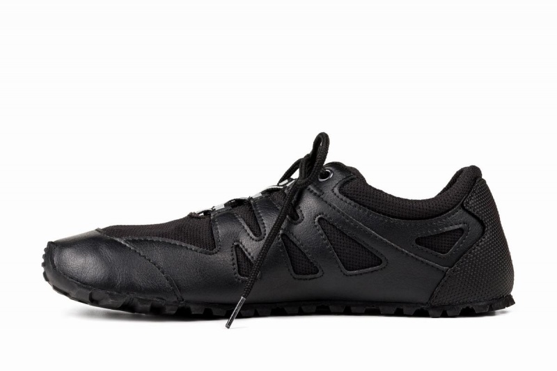 Ahinsa Chitra Trek&trail Barfuß Laufschuhe Damen Schwarz | QLR8027FB