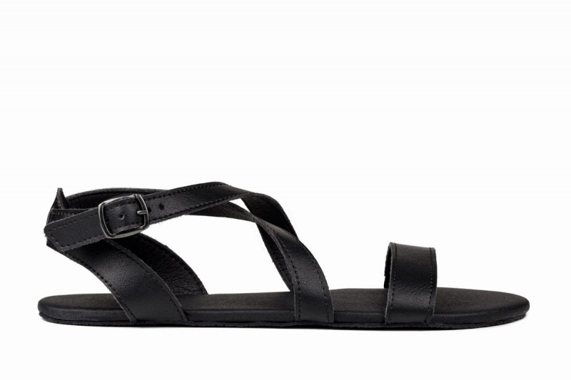 Ahinsa Hava Barfuß Sandalen Damen Schwarz | IUJ538LZ