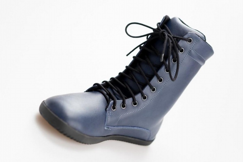 Ahinsa Jaya Barfuß Winterstiefel Damen Blau | KMH6563PX