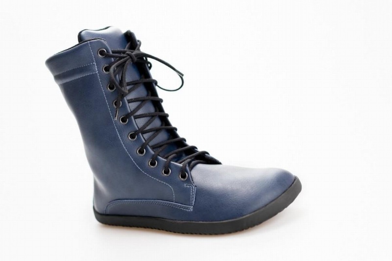 Ahinsa Jaya Barfuß Winterstiefel Damen Blau | KMH6563PX