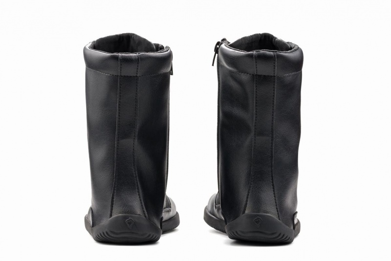 Ahinsa Jaya Zip-up Barfuß Winterstiefel Damen Schwarz | HBH1065WY