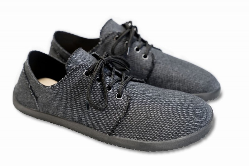 Ahinsa Phira Recycled Barfuß Sneakers Herren Dunkelgrau | IOQ6472KN